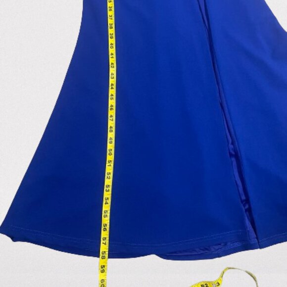 Lulus NEW Commotion-Worthy Bustier Backless Maxi Dress Size XL Royal Blue - Picture 13 of 13